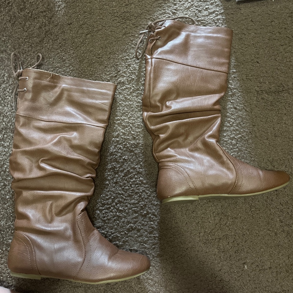 Charlotte Russe brown boots